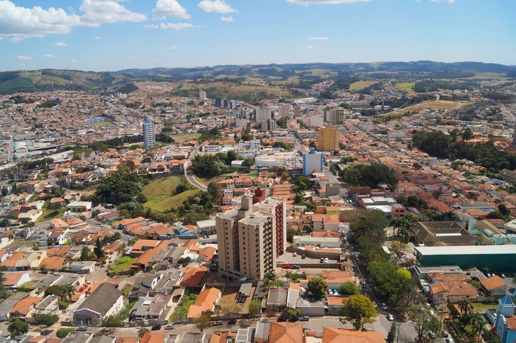 Vista Aerea cidade Itatiba