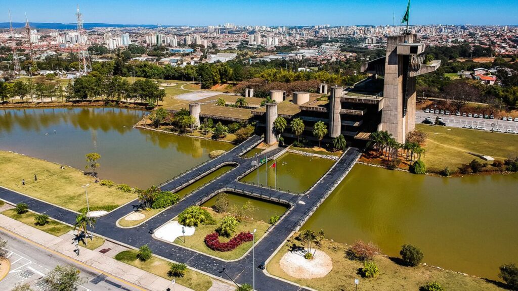 Vista aérea da cidade de Sorocaba